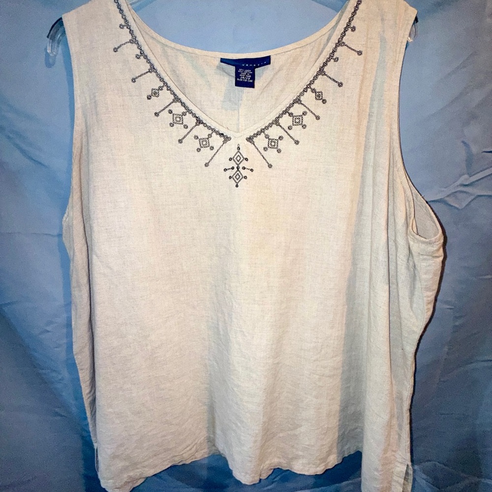 Venezia Embroidered Tank Top
